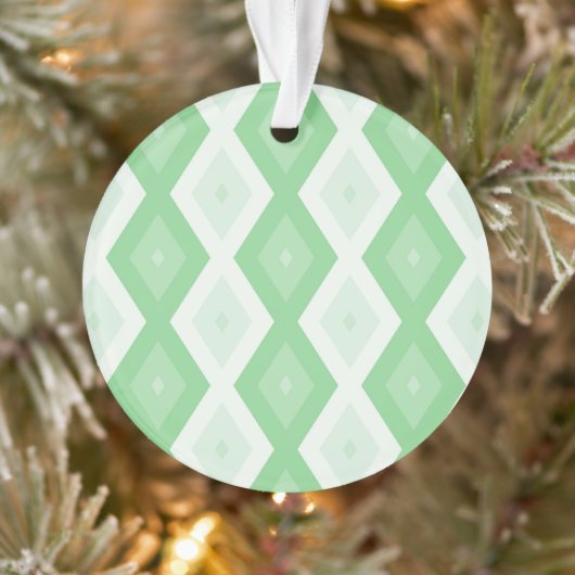 Motif diamant vert pomme (Arbre)
