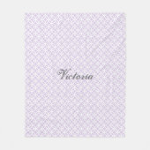Motif Diamant Violet Couverture polaire personnali (Devant)