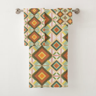 Motif Diamants Art Pop Rétro Sud-Ouest