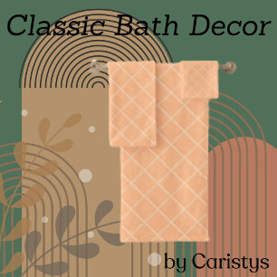 Motif Diamond Peach