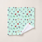 Motif d'icône Médicale (Gant de toilette)