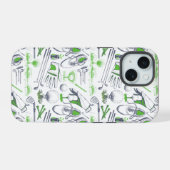 Motif d'icônes de golf vert (Verso Horizontal)