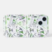 Motif d'icônes de golf vert (Verso Horizontal)