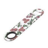 Motif d'illustration de feuilles de framboise (Devant angulaire)