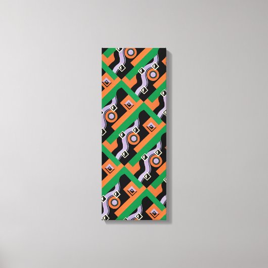 Motif d'illustration de jazz Art Déco vintage Poch (Recto)