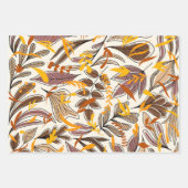 Motif d'illustration des feuilles d'automne Brown (Devant)