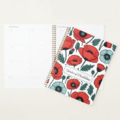 Motif d'illustration des fleurs de coquelicots rou (Devant avec enveloppe)