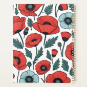 Motif d'illustration des fleurs de coquelicots rou (Dos)