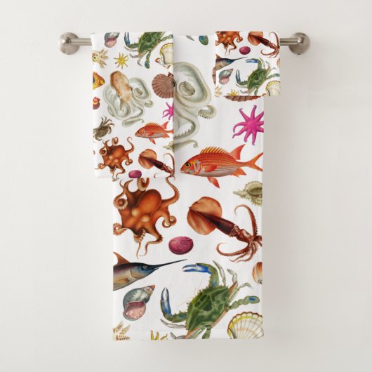Motif d'illustration nautique de la vie sous-marin (En situation)