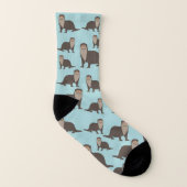 Motif d'illustrations de mignon Otter (Gauche intérieur)