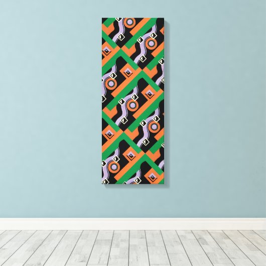 Motif d'illustrations Jazz Art Déco vintage (Insitu (Plancher de Bois))