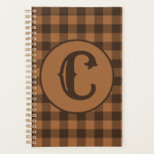 Motif d'impression Cosy Brown Plaid Buffalo (Devant)