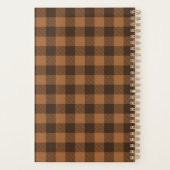 Motif d'impression Cosy Brown Plaid Buffalo (Dos)