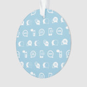 Motif d'impression d'art d'icône de message (devant)