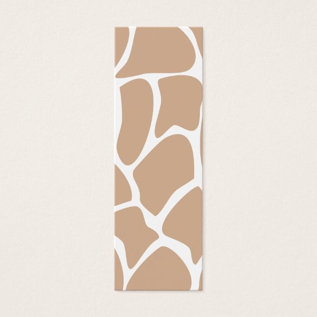 Motif d'impression Giraffe en beige. (Devant)