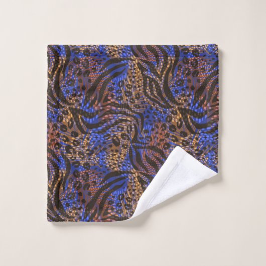 Motif d'impression Leopard et Zebra (Gant de toilette)