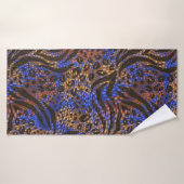 Motif d'impression Leopard et Zebra (Serviette de bain)