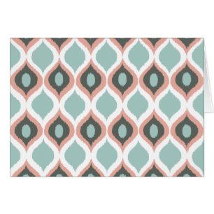 Motif d'impression tribal Ikat géométrique gris