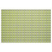 Motif d'impression vert et bleu en tissu mignon (Fat Quarter)
