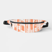 Motif d'imprimé tribal blanc et bracelet