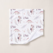 Motif Dino Dinosaur moderne (Gant de toilette)