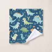 Motif Dinosaur bébé (Gant de toilette)