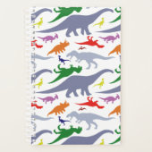 Motif Dinosaure coloré (Lumière) (Devant)