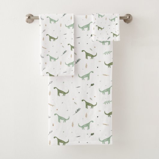 Motif Dinosaure Vert (En situation)