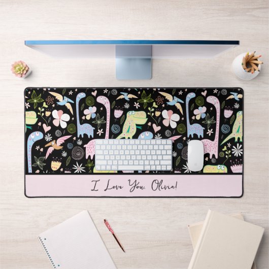 Motif Dinosaures mignon Script I Lote (Bureau 1)