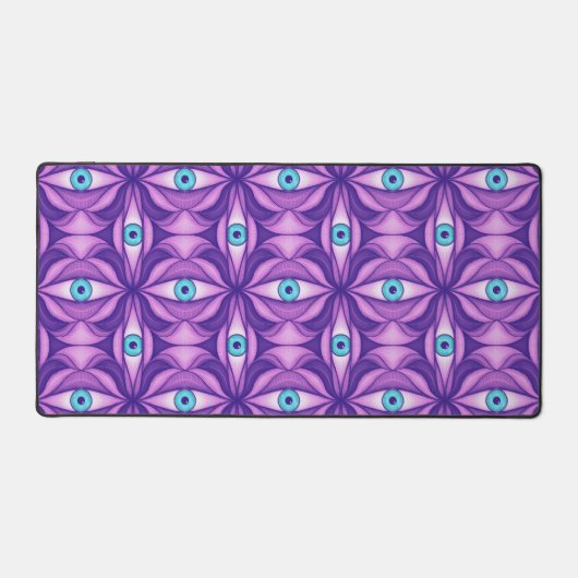 Motif d'oeil d'horreur violet Déplaisant Witchy Wh (Recto)