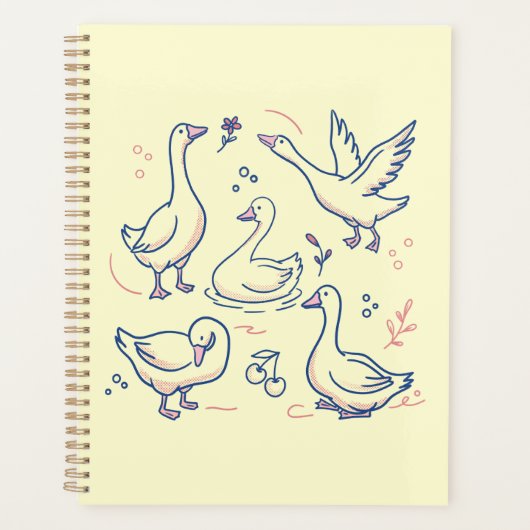 Motif d'oie drôle (Devant)