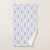 Motif d'oignon moderne du milieu du siècle rétro (Serviette à main)