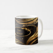 Motif d'or 1 Mug (Devant droit)