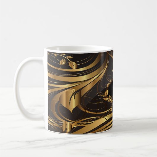 Motif d'or 1 Mug (Gauche)