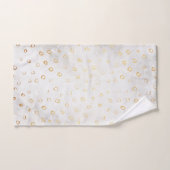 Motif d'or moderne en état de détresse - points cr (Serviette à main)