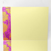 MOTIF d'or rose ORIENTAL - Carte d'invitation (Intérieur en premier)