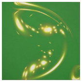 motif doré sur tissu vert (Échantillon)