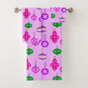 Motif d'ornement antique en rose, Turquoise et orc