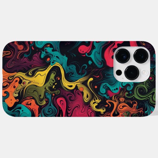 Motif doux iPhone 14 Coque (Verso (horizontal))