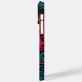 Motif doux iPhone 14 Coque (Verso / Gauche)