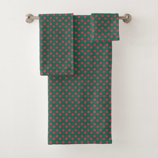 Motif Drapeau du Bangladesh Patchwork (En situation)