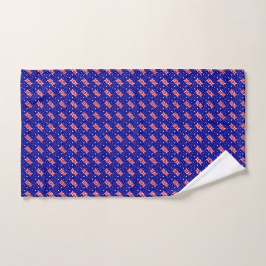 Motif Drapeau Patchwork Australia (Serviette à main)
