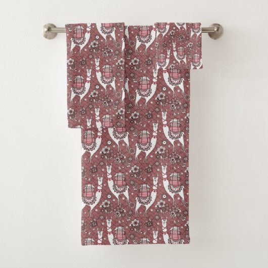 Motif drôle de lamas (En situation)