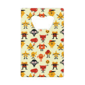 Motif drôle de monstres (Devant)