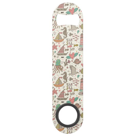 Motif drôle d'été avec des bateaux (Devant)