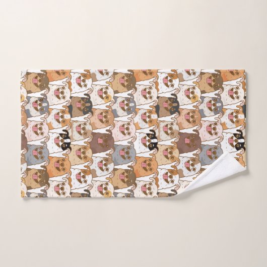 Motif du Chihuahua (Serviette à main)