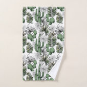 Motif du désert de Cactus (Serviette à main)