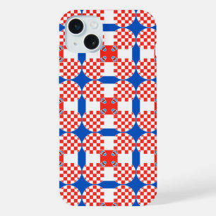 motif du drapeau de la Croatie