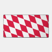Motif du drapeau diamant de Bavière rouge et blanc (Recto)
