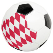 Motif du drapeau diamant de Bavière rouge et blanc (3/4)